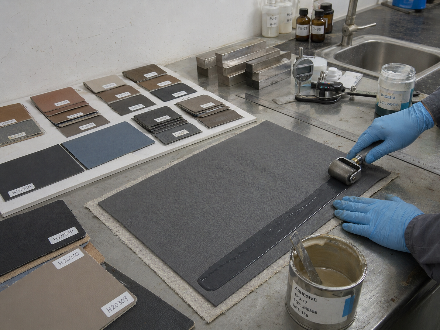 Sample development room