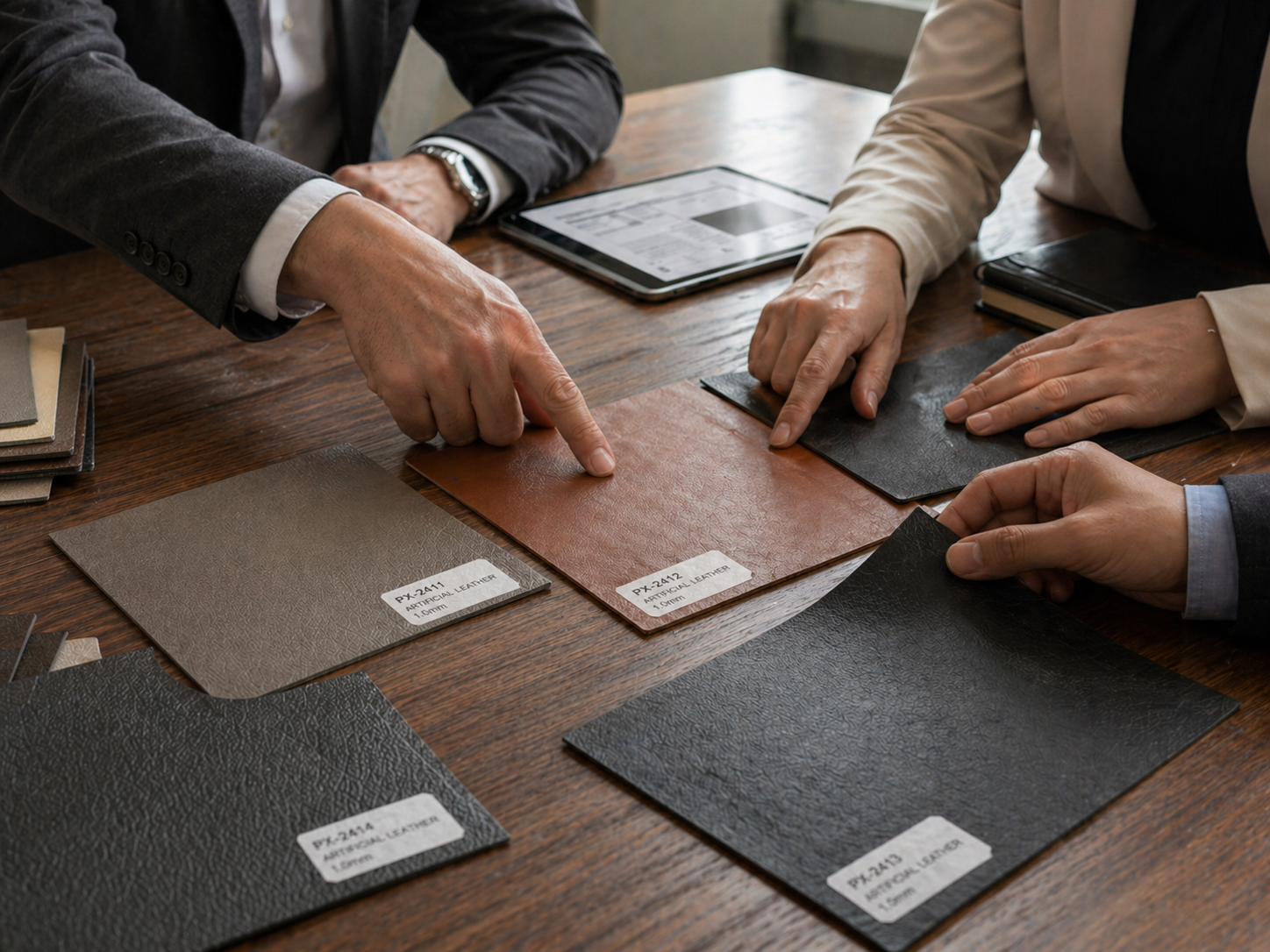 Custom material development process