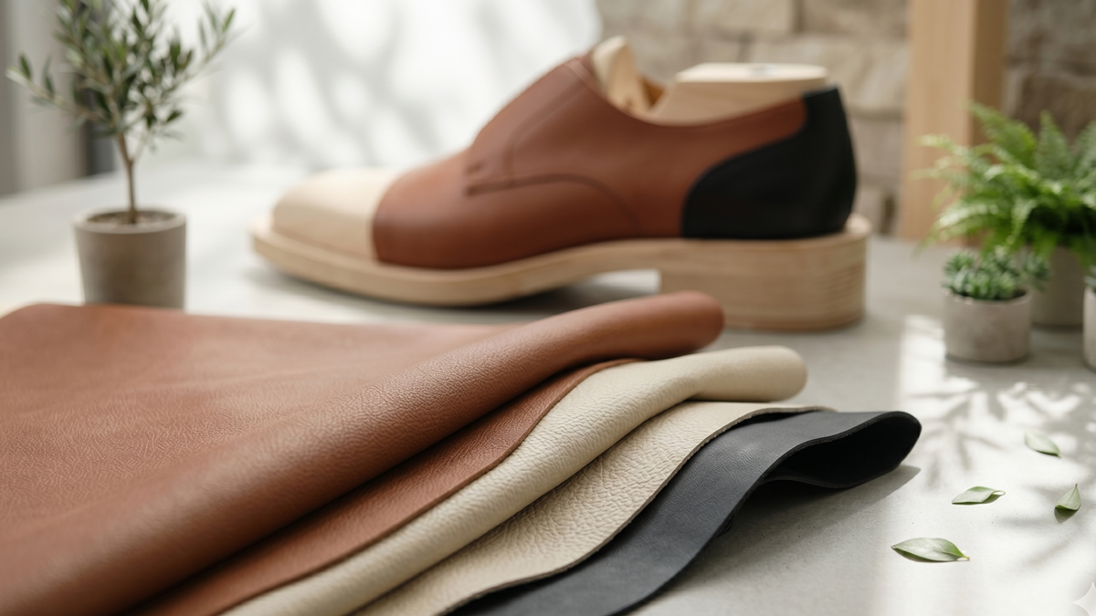A work boot and a fashion heel side-by-side